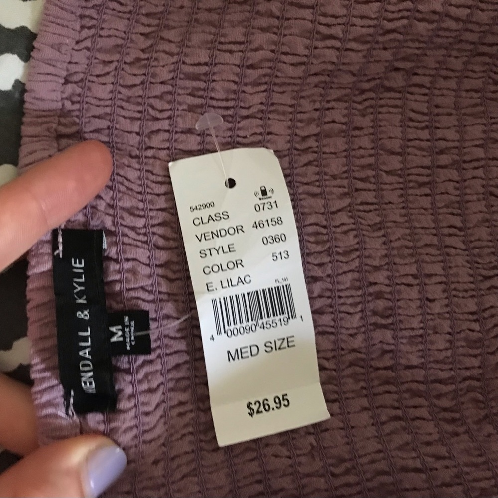 Purple crop halter top - Picture 6 of 6